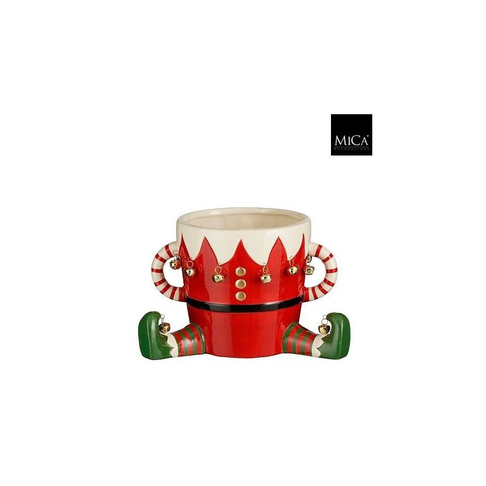 VASO ELFO SEDUTO ROSSO H.17